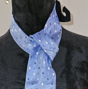Tommy Hilfiger Blue Sail Boat Tie